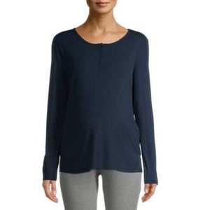 3/$25‎ Time And Tru Maternity Shirt Ribbed Top